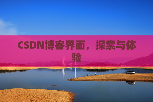 CSDN博客界面,探索与体验