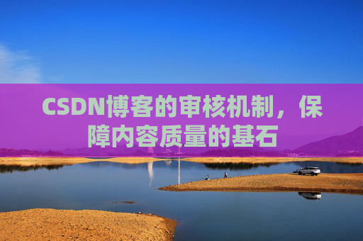 CSDN博客的审核机制，保障内容质量的基石